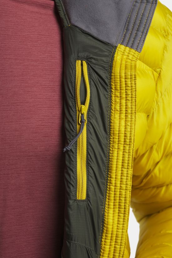 Rab Cirrus Alpine Gevoerde Jas mid yellow