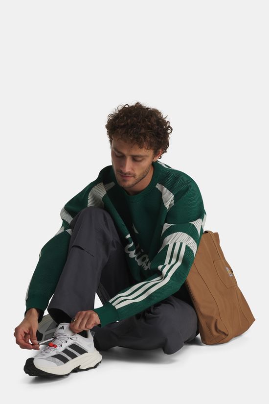 adidas House Of Tiro Knitted Sweatshirt Dark Khaki/Ivory