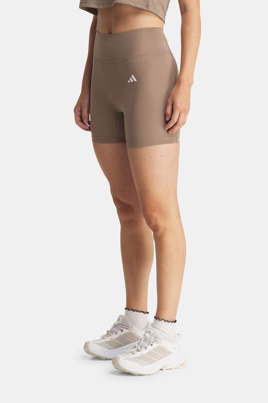 adidas Optimé Essentials Workout Short Leggings Dames dark khaki