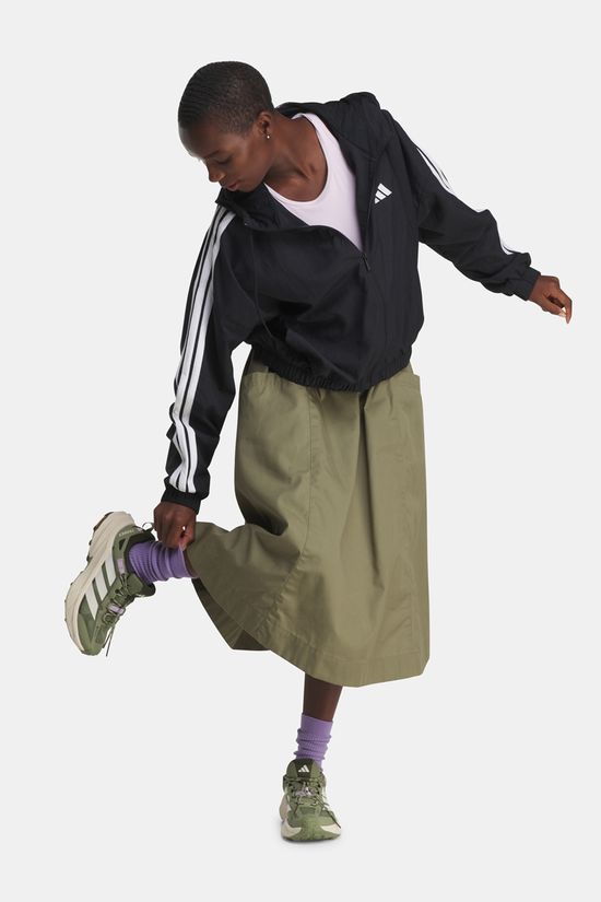 adidas Essentials 3-Stripes Woven Windbreaker black/white