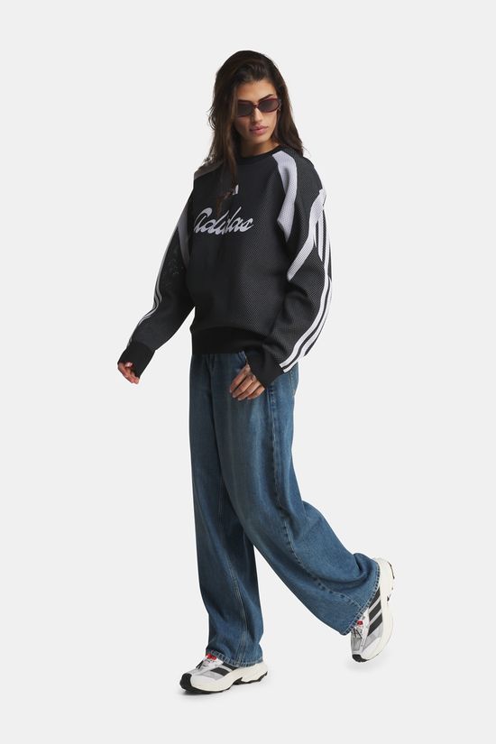 adidas House Of Tiro Knitted Sweatshirt Dames black/white