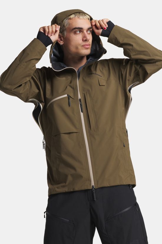 Peak Performance Alpine Gore-Tex 3L Ski-Jas mid brown