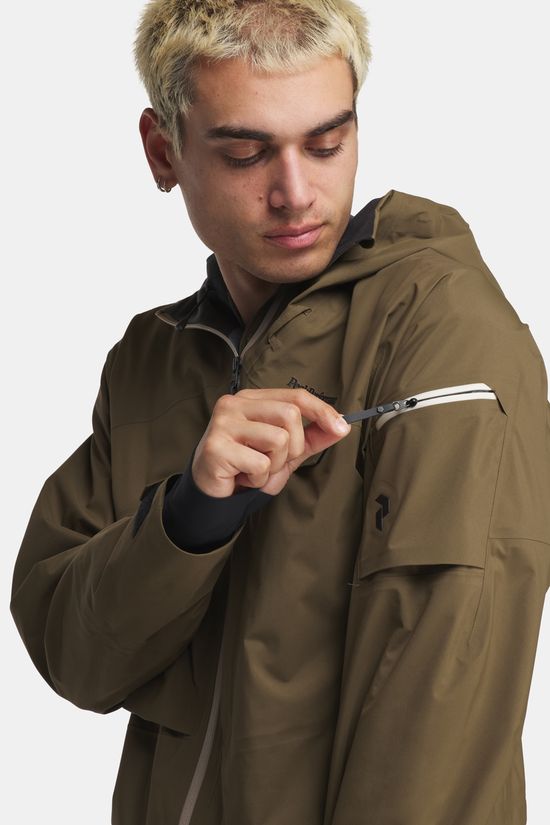 Peak Performance Alpine Gore-Tex 3L Ski-Jas mid brown