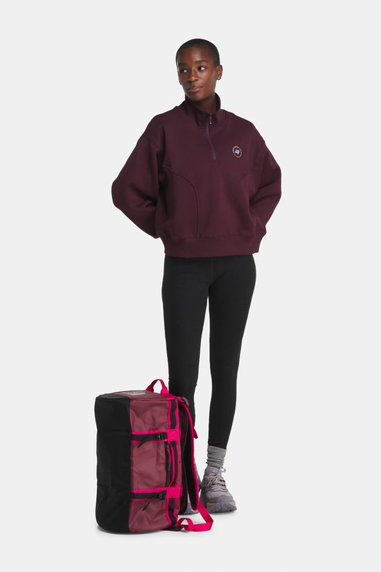 Röhnisch Base Sweat Half Zip Fleecetrui Dames Egg Plant