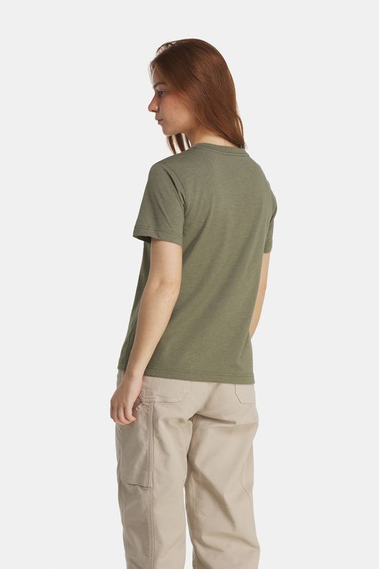 Carhartt Irvine Relaxed T-shirt Dames Olive Green
