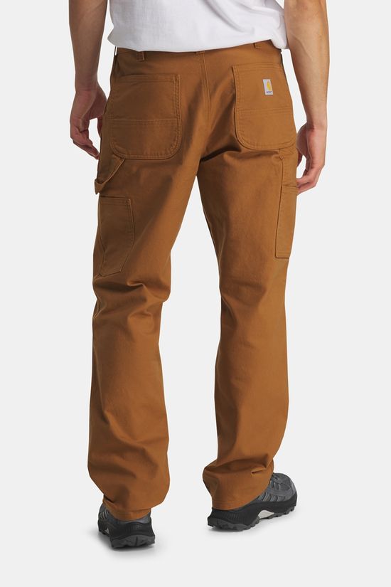 Carhartt Relaxed Straight Rugged Flex Duckstof Werkbroek mid brown