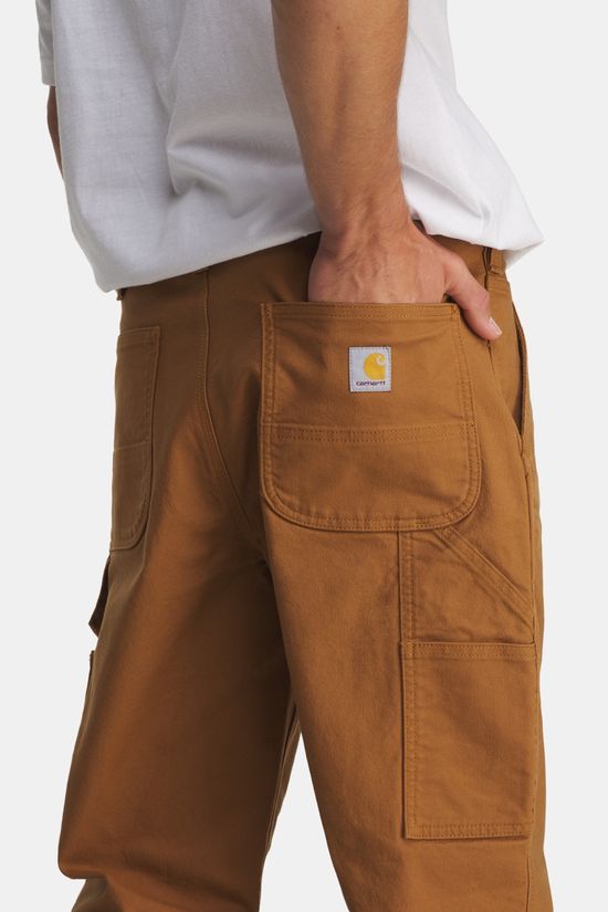 Carhartt Relaxed Straight Rugged Flex Duckstof Werkbroek mid brown