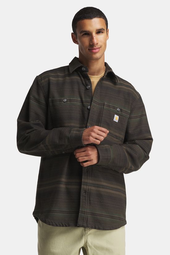 Carhartt Everett Loose Longsleeve Plaid Overhemd Dark Khaki/Assorted / Mixed