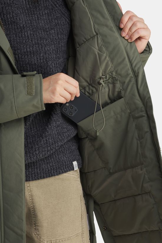 Carhartt Great Lands Gevoerde Parka Dames Olive Green