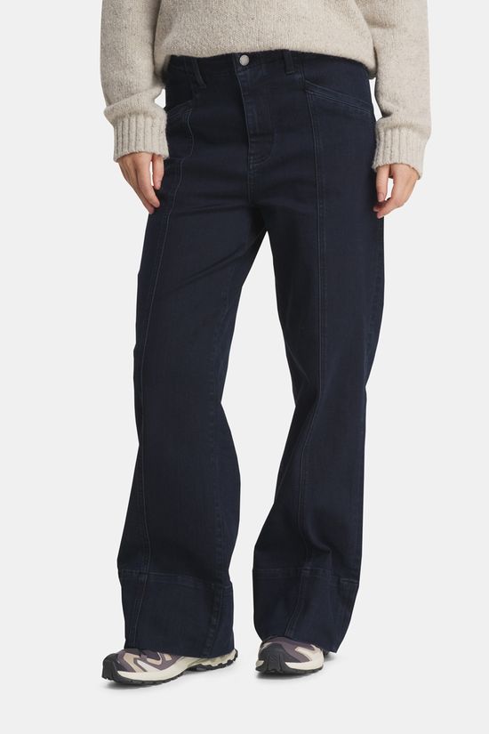 Duer Performance Denim+ High Rise Trouser Outdoorbroek Dames dark blue