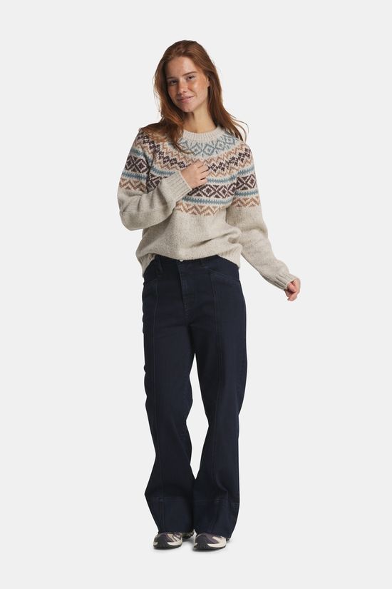 Duer Performance Denim+ High Rise Trouser Outdoorbroek Dames dark blue