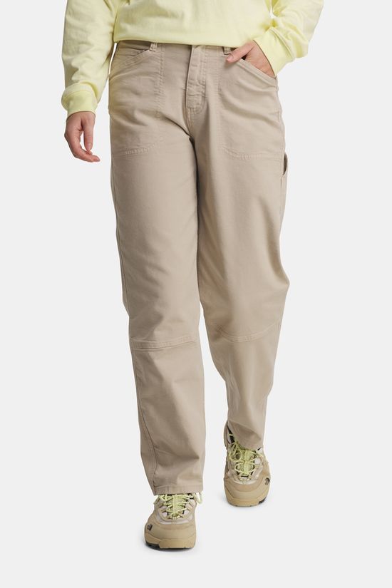 Duer Stretch Canvas Utility Lange Broek Dames Sand Brown