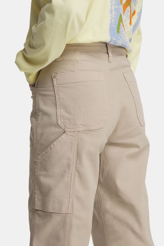 Duer Stretch Canvas Utility Lange Broek Dames Sand Brown