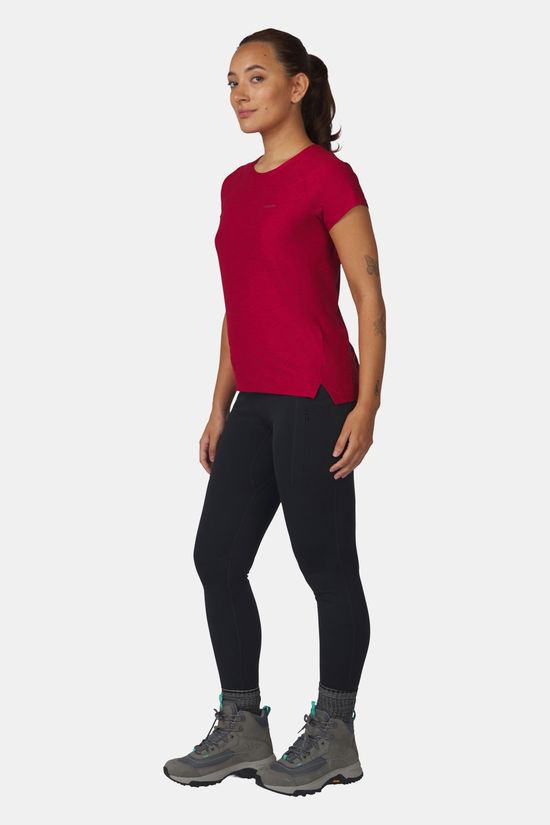 Ayacucho Mountain Technical Tee III T-Shirt Dames Red/Red