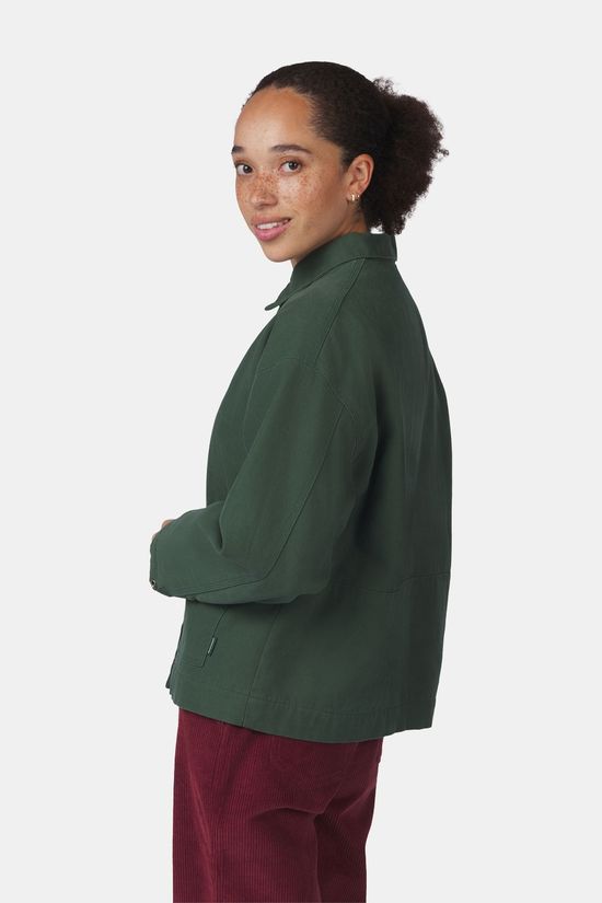 Ayacucho Rowan Canvas Jas Dames Dark Green/Dark Green