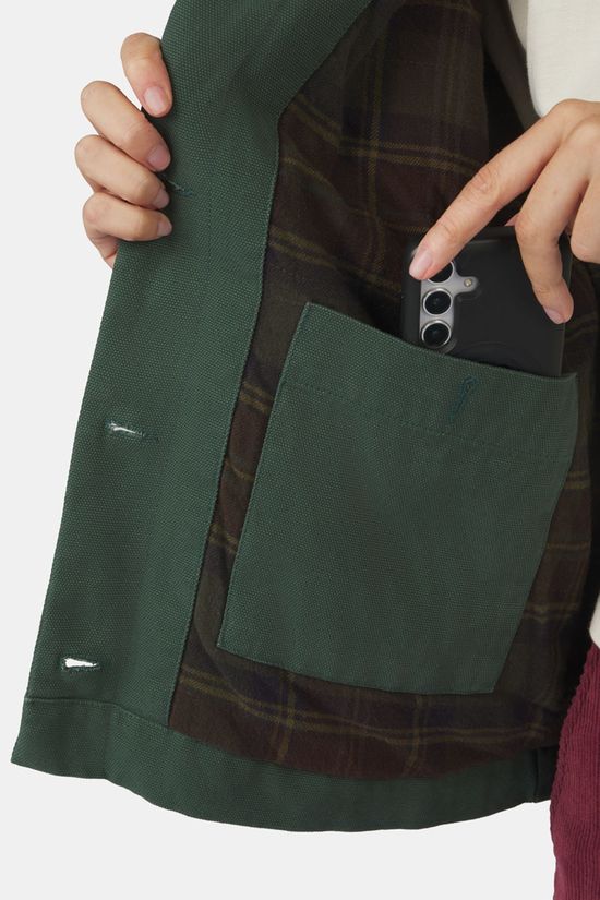 Ayacucho Rowan Canvas Jas Dames Dark Green/Dark Green