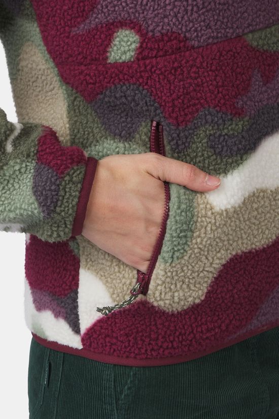 Ayacucho Hemlock Fleecetrui Dames Bordeaux / Maroon/Patterned