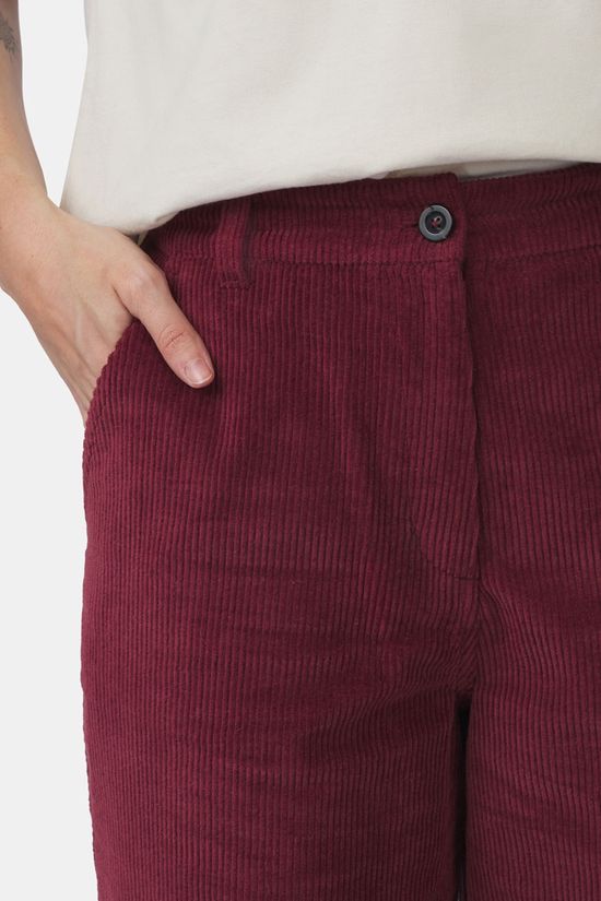Ayacucho Pike Corduroy 5 Pocket Lange Broek Dames Bordeaux / Maroon