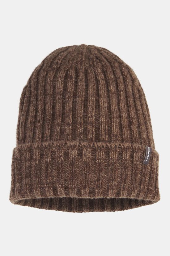 Ayacucho Adventure Ribbed Beanie Muts dark brown