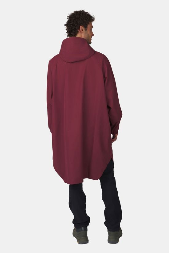Ayacucho Adventure Poncho II dark red