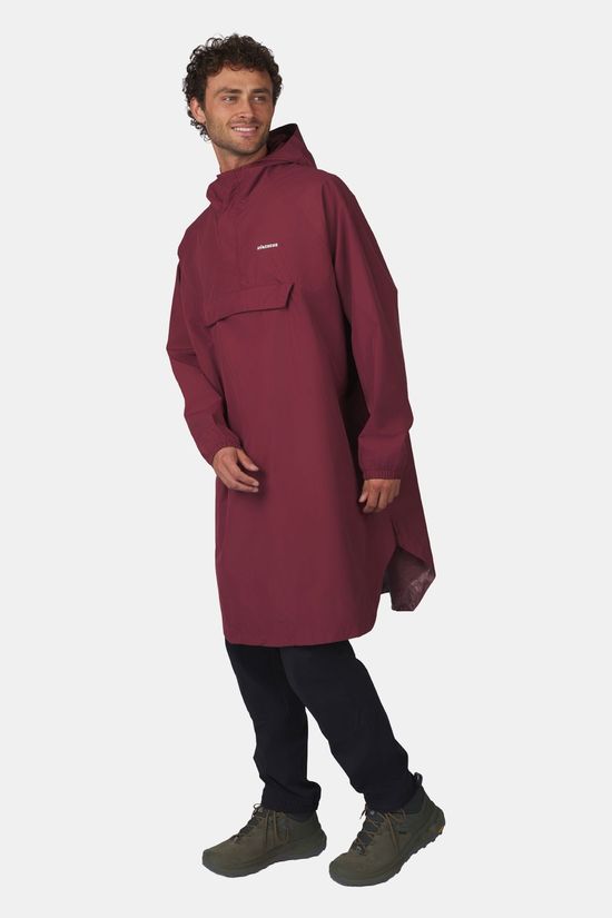 Ayacucho Adventure Poncho II dark red