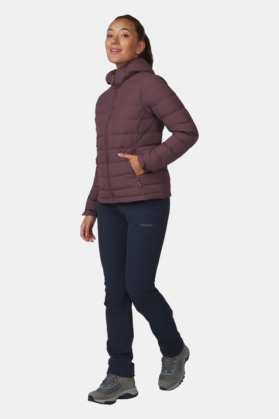 Ayacucho Adventure Lightweight Down Hoody Jas Dames Egg Plant