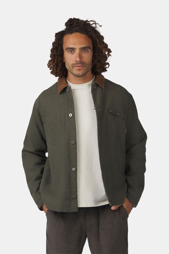 Ayacucho Rowan Canvas Jas Dark Khaki/Dark Khaki