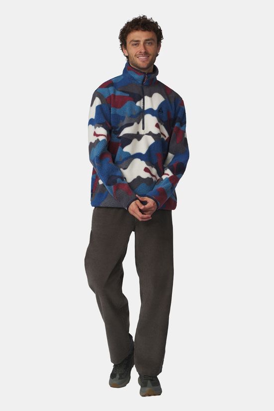 Ayacucho Hemlock HZ Fleecetrui Heren Navy Blue/Patterned