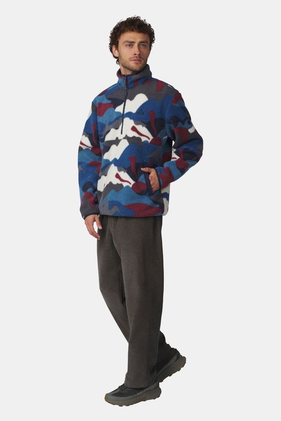 Ayacucho Hemlock HZ Fleecetrui Heren Navy Blue/Patterned