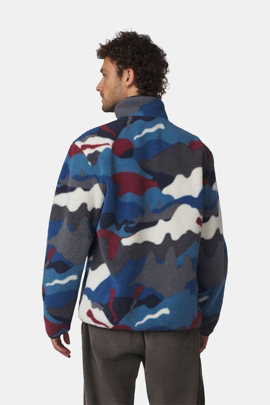 Ayacucho Hemlock HZ Fleecetrui Heren Navy Blue/Patterned