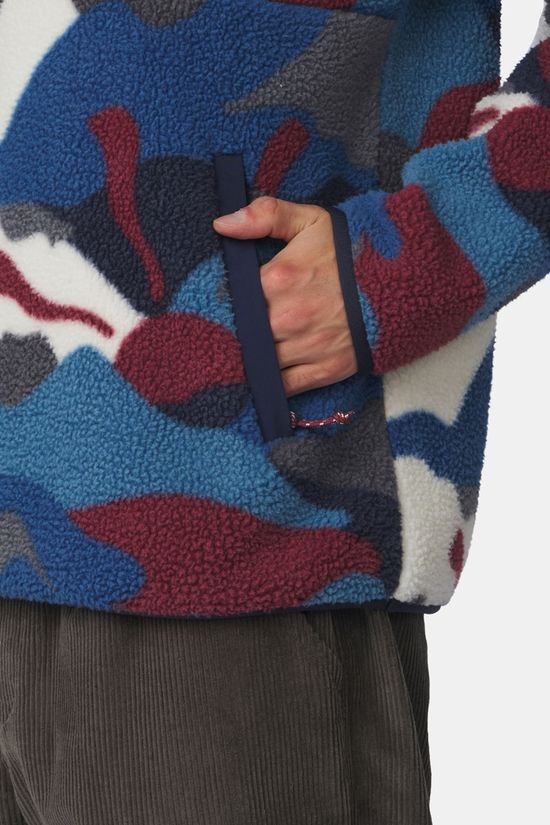 Ayacucho Hemlock HZ Fleecetrui Heren Navy Blue/Patterned