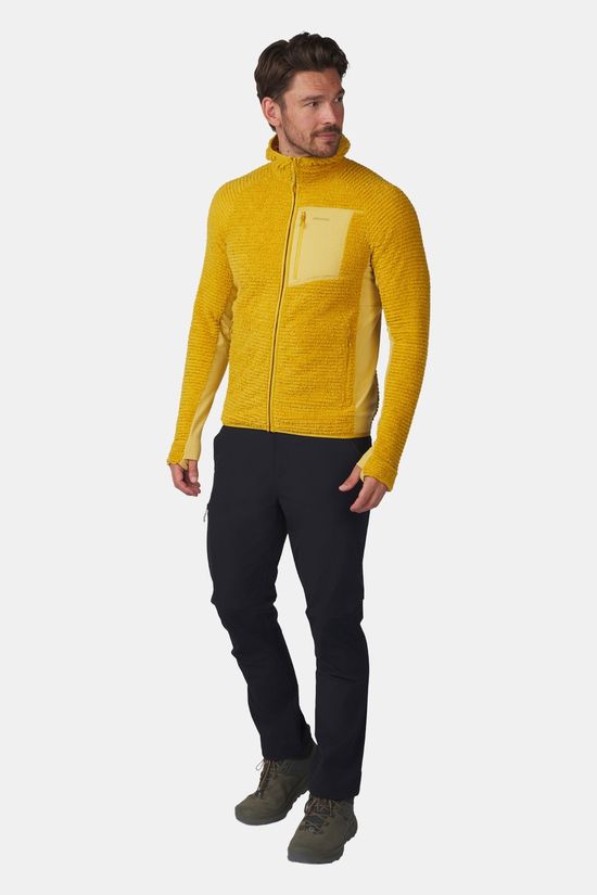 Ayacucho Mountain Technical Highloft Hoody Fleecevest Mustard