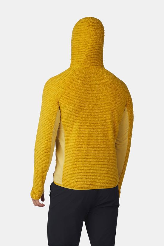 Ayacucho Mountain Technical Highloft Hoody Fleecevest Mustard