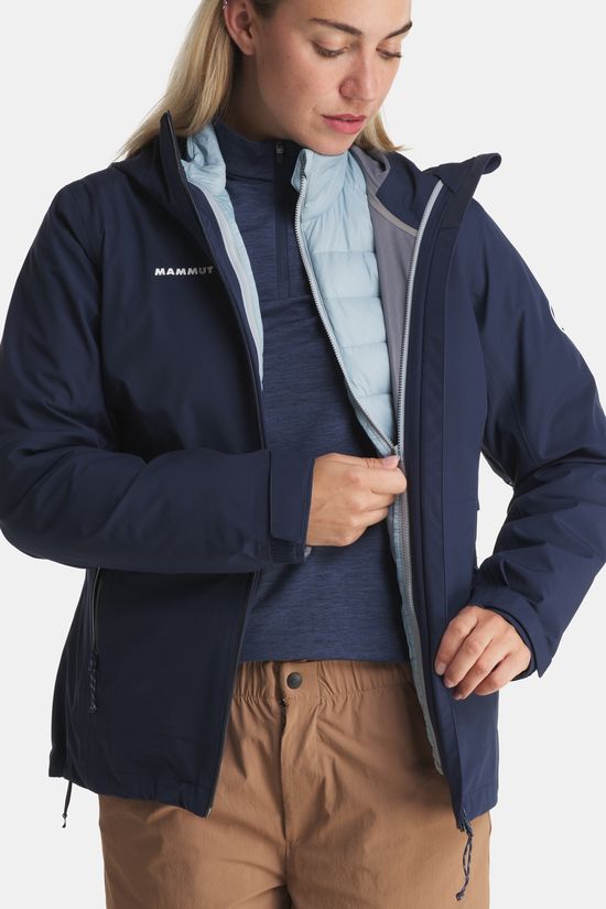 Mammut Linard Guide 3-in-1 Hardshell Regenjas Dames Navy Blue