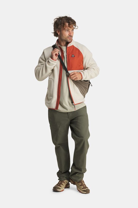 Passenger Offgrid Full Zip Fleecevest Heren Ecru