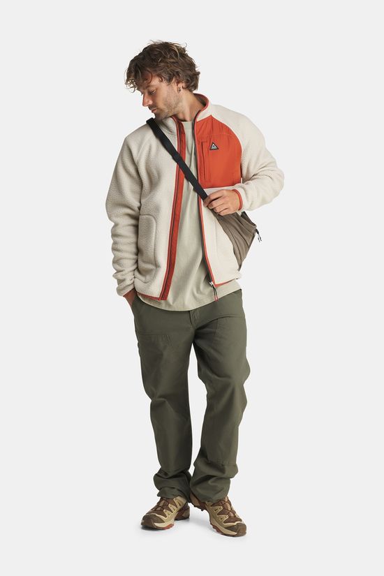 Passenger Offgrid Full Zip Fleecevest Heren Ecru