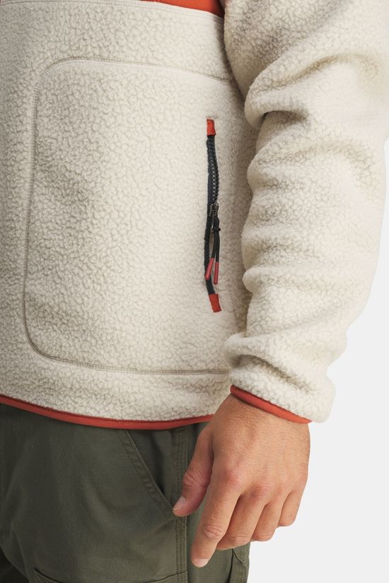 Passenger Offgrid Full Zip Fleecevest Heren Ecru
