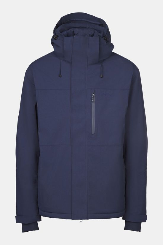 Ayacucho Drake Gevoerde Winterjas Navy Blue