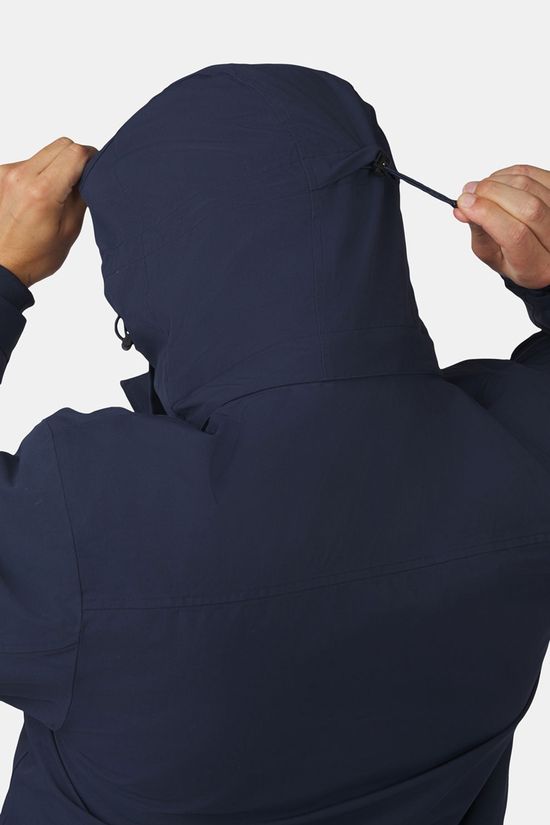 Ayacucho Drake Gevoerde Winterjas Navy Blue