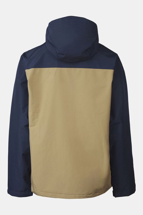 Ayacucho Adventure II Hardshell Jas Navy Blue/Light Brown