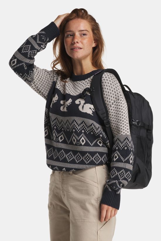 KAVU Wood Valley Gebreide Trui Dames black/white