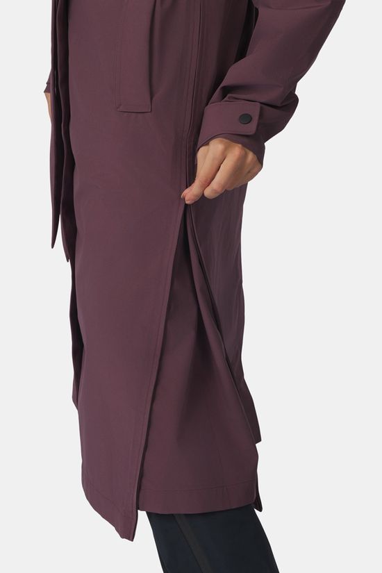 Ayacucho Canopy Trench Coat Regenparka Dames Egg Plant