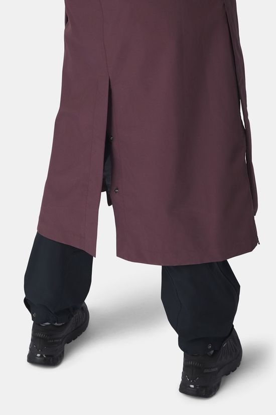 Ayacucho Canopy Trench Coat Regenparka Dames Egg Plant