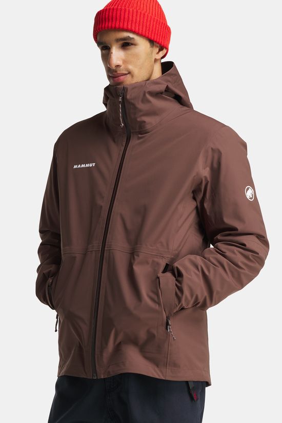 Mammut Linard Guide 3-in-1 Hardshell Regenjas Dark Brown/Beige