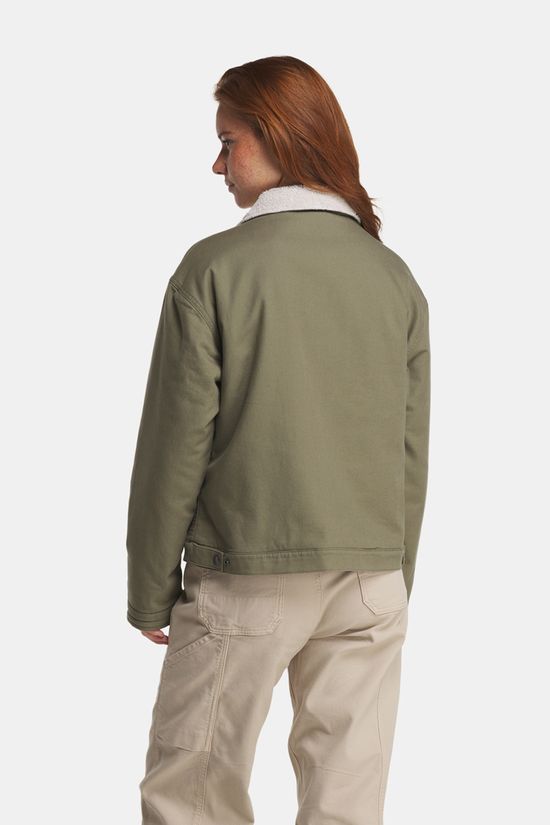 Carhartt Detroit Gevoerde Jas Dames Olive Green