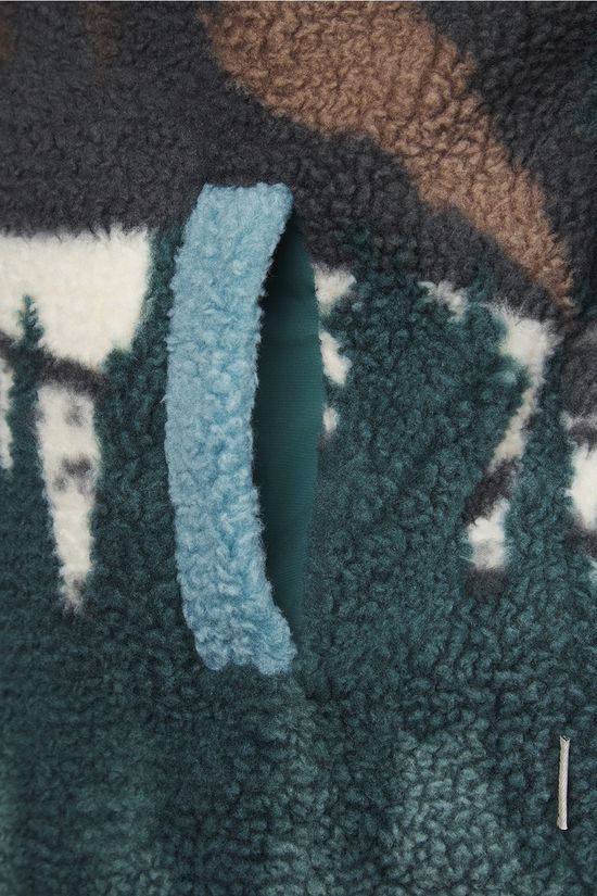 Ayacucho Oeliz Omkeerbare Fleece Jas Kind Green/Patterned