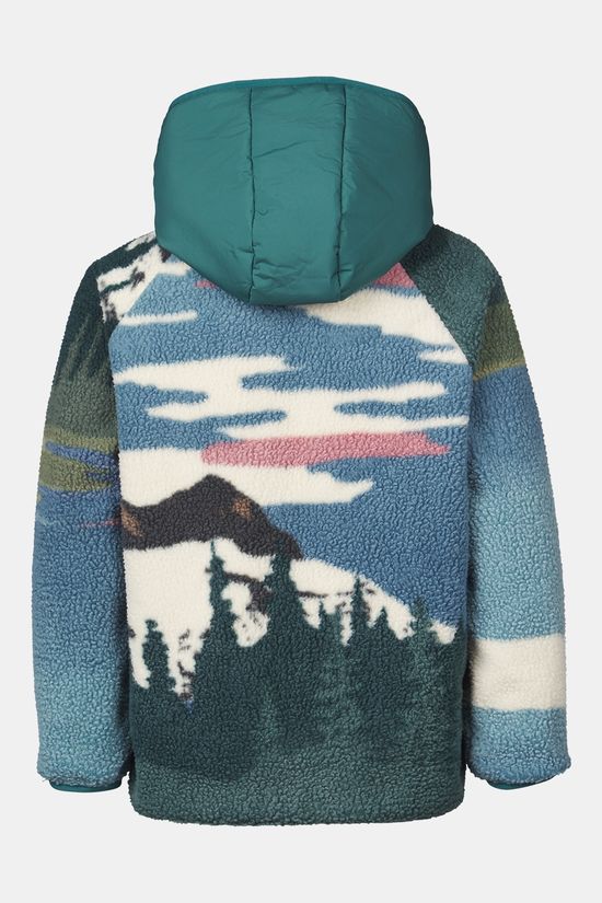 Ayacucho Oeliz Omkeerbare Fleece Jas Kind Green/Patterned