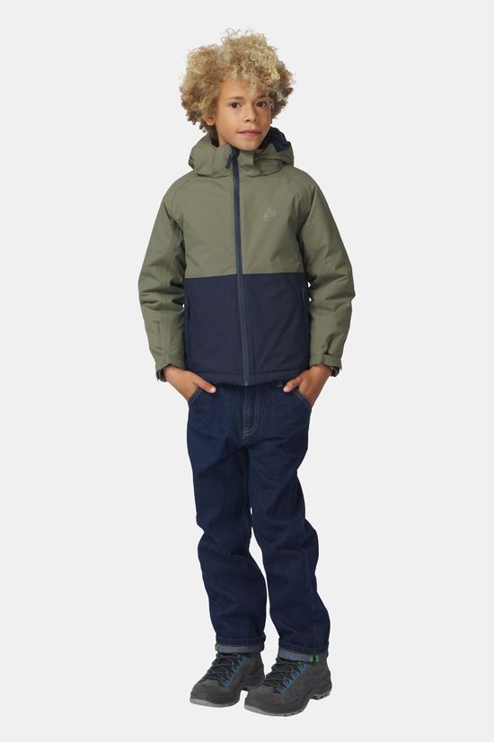 Ayacucho Redding Gevoerde Jas Kind mid khaki/dark blue