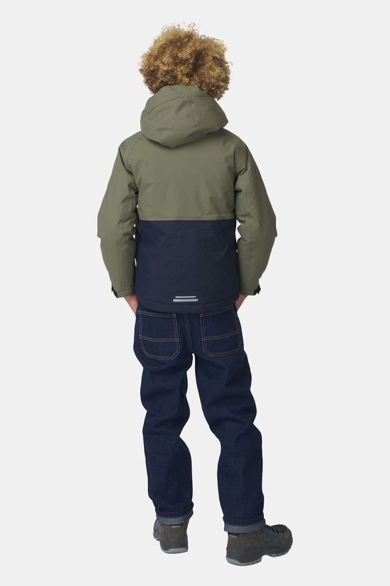 Ayacucho Redding Gevoerde Jas Kind mid khaki/dark blue