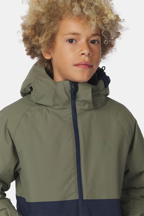 Ayacucho Redding Gevoerde Jas Kind mid khaki/dark blue